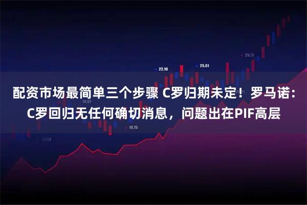 配资市场最简单三个步骤 C罗归期未定!罗马诺:C罗回归无任何确切消息,问题出在PIF高层